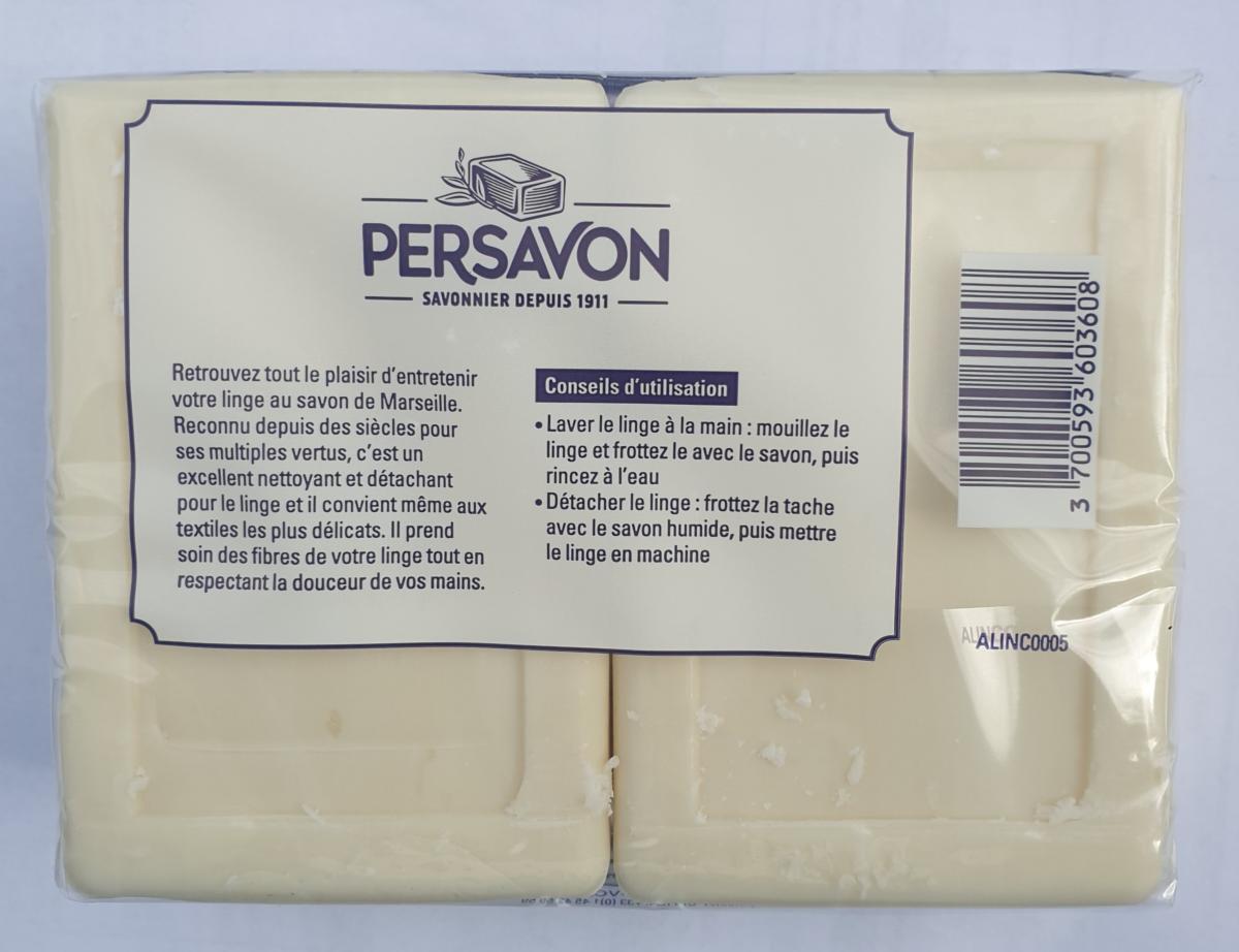 Persavon sans parfum, 2x300g