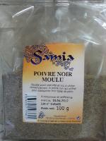 Poivre noir moulu (100g)