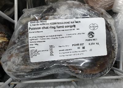 Poisson chat fumé congelé (254g)