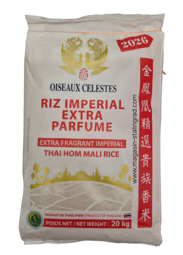 Riz impérial extra parfumé 2026 (20kg)