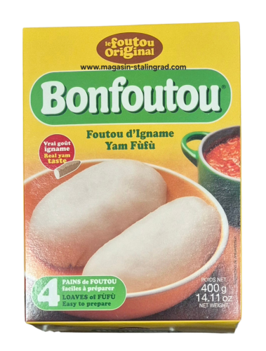 Foutou d'igname, (400g)