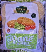 Pané de poulet halal surgelée, 1,8kg.