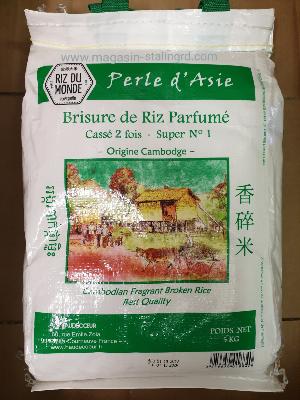 Brisure de riz perle d'Asie cassé 2 fois (5kg)