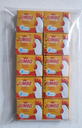 Jumbo tablette Poulet 10X10g (100g)