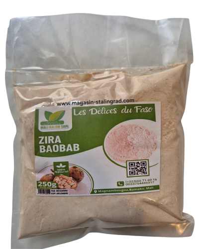 Poudre de baobab, Delice du Faso, 250g.