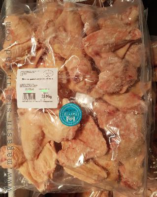 Aile de poulet surgelés (2,5 kg)*