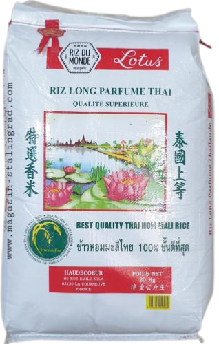 Riz long parfumé thai lotus (20 kg)