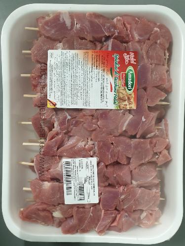 Brochette de dinde frais, Halal (2,6 à 2,8kg)