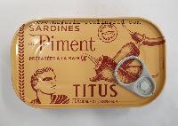 Sardine au piment, Titus, 90g