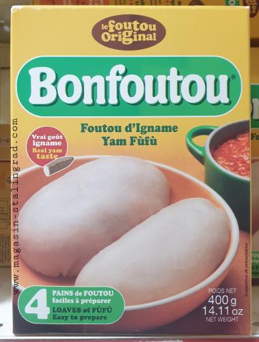 Foutou d'igname, (400g)