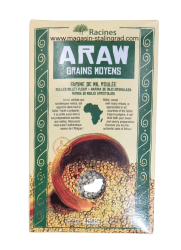Araw grain moyen, Racine, 450g