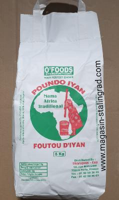 Foufou d'ignam (4,5kg)