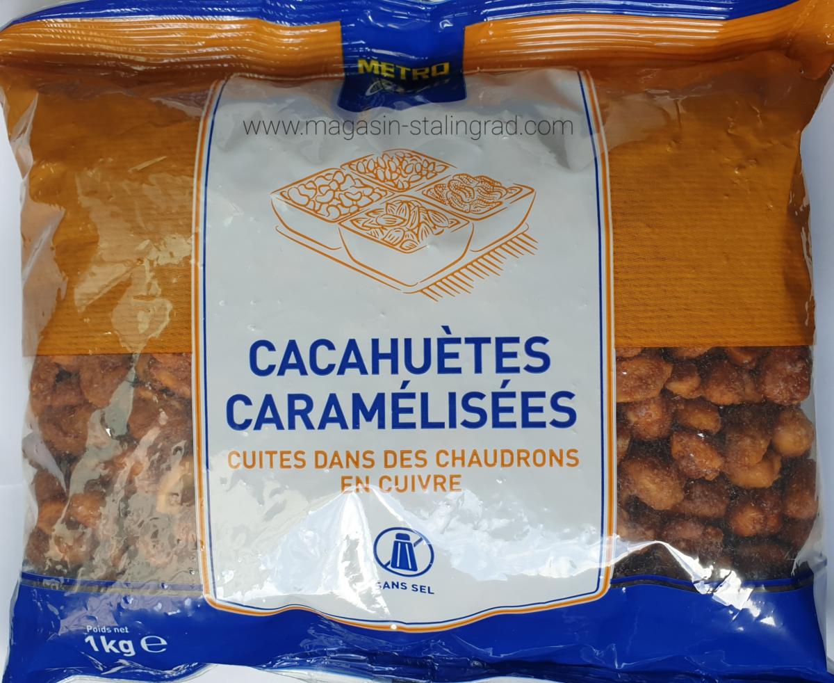 Cacahuètes caramélisées, cuites dans des chaudrons en cuivre, 1 kg.
